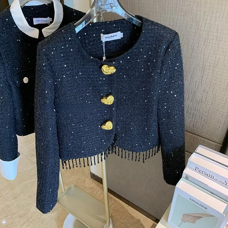 Cotton Hoodie Coat For Women With Sequins And Beads In Light Gray Soft Cotton Blend Relaxed Fit main image 1