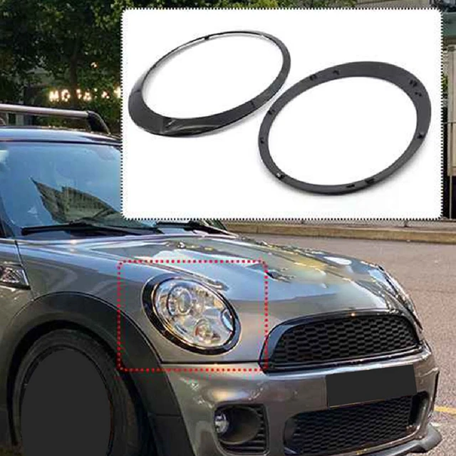 MK2 F54 MINI Clubman Cooper/S/ONE/JCW Black Headlight Surrounds (1