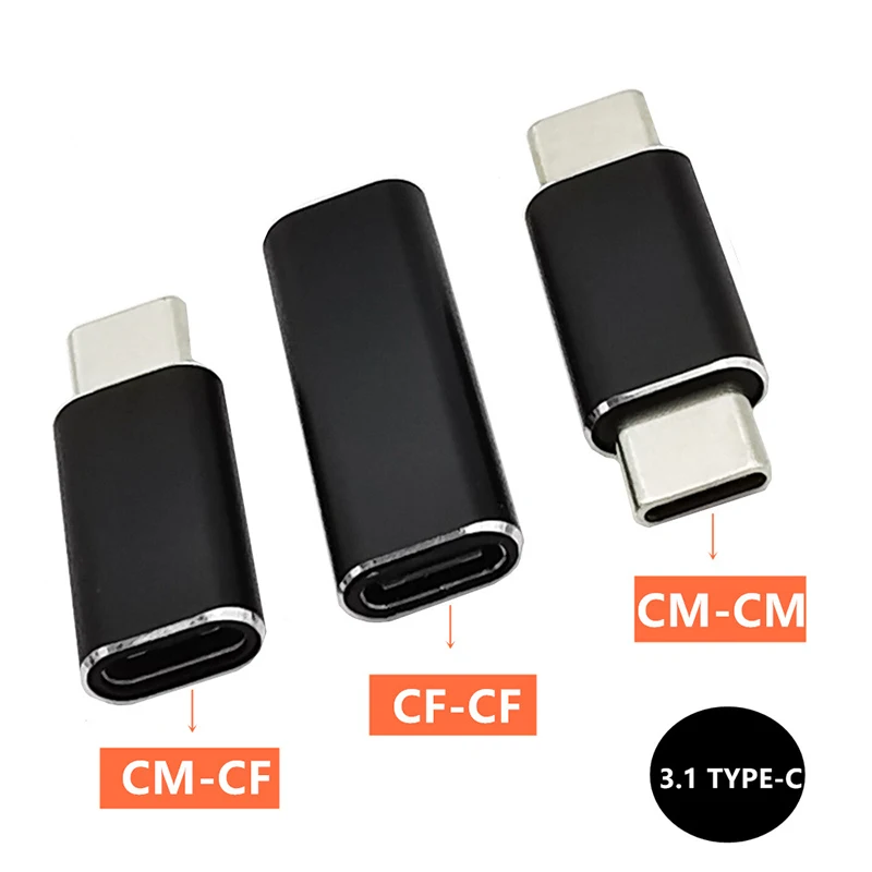 100 개 유형-C USB-C 어댑터 남성-여성/남성-남성/여성-여성 어댑터 USB 3.1 커넥터