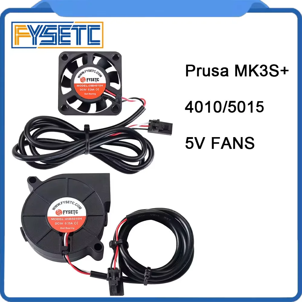 FYSETC 4010 5015 5 V DC Lüftergebläse 6800/5800 Lüfter mit rotierender Geschwindigkeit für Prusa MK3S 3D-Drucker