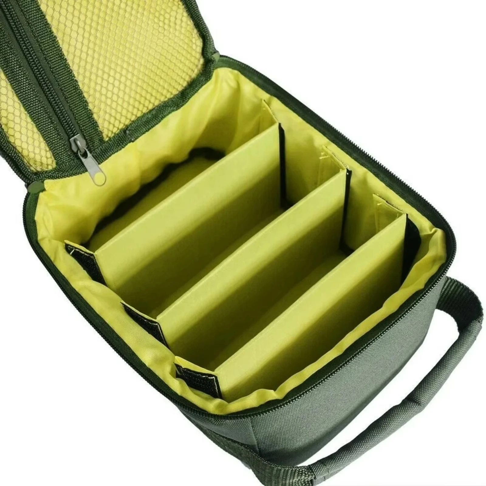 Sac de rangement portable pour moulinets de pêche organisateur à fermeture éclair leurres lignes