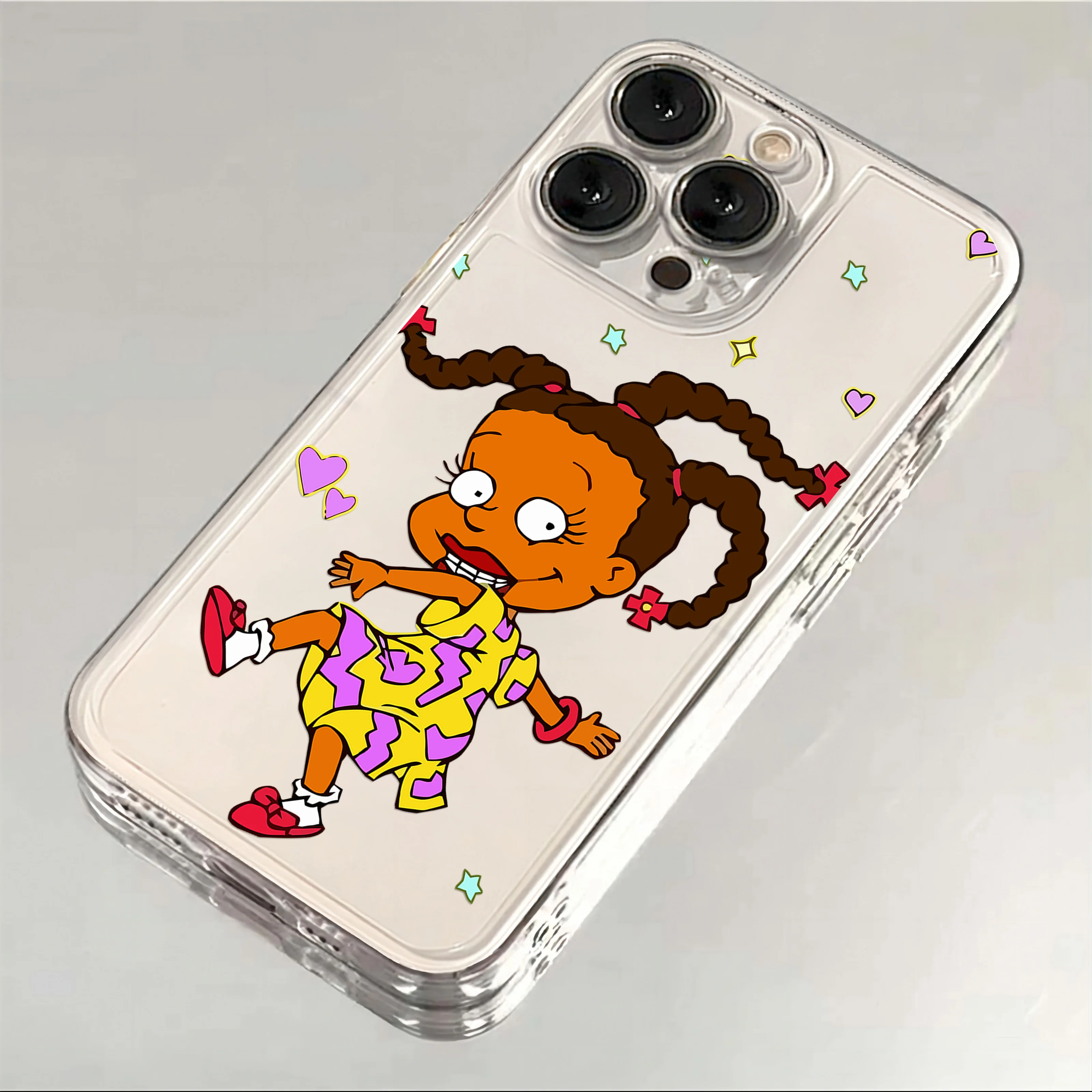 Playful Cartoon Rugrats Shockproof Silicone Phone Case