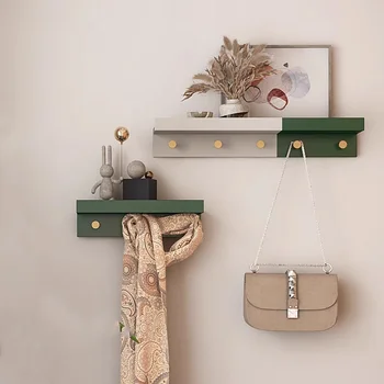 Appendiabiti da parete Cappello da corridoio Gancio in legno Appendiabiti Spazio Porta della camera da letto Gancio per montaggio a parete Accessorio Soggiorno Cucina Toilette 1