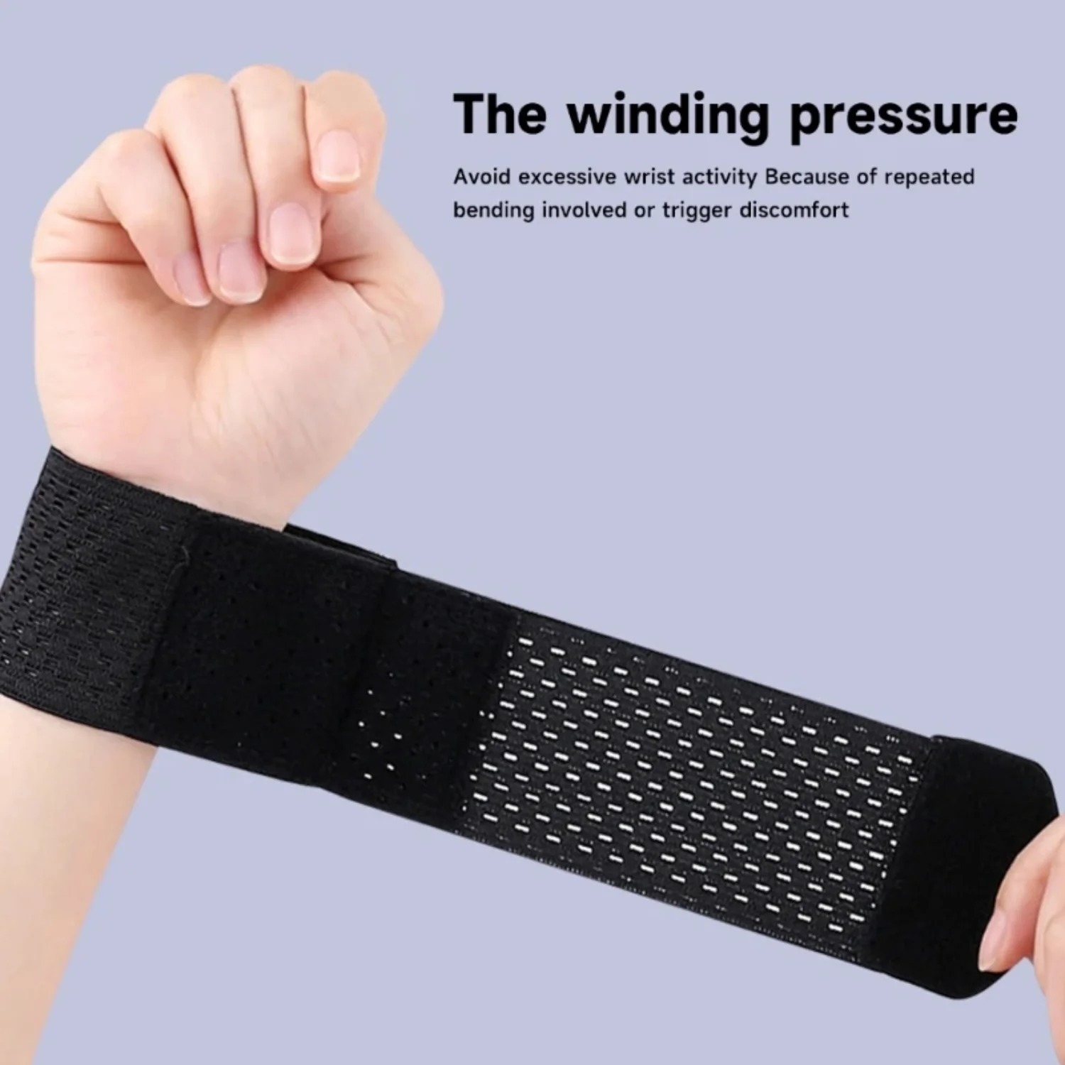 Adjustable Soft Wristbands Wrist Support Bracers Gym Sports Wristband Carpal Protector Breathable Wrap Band Strap Safety