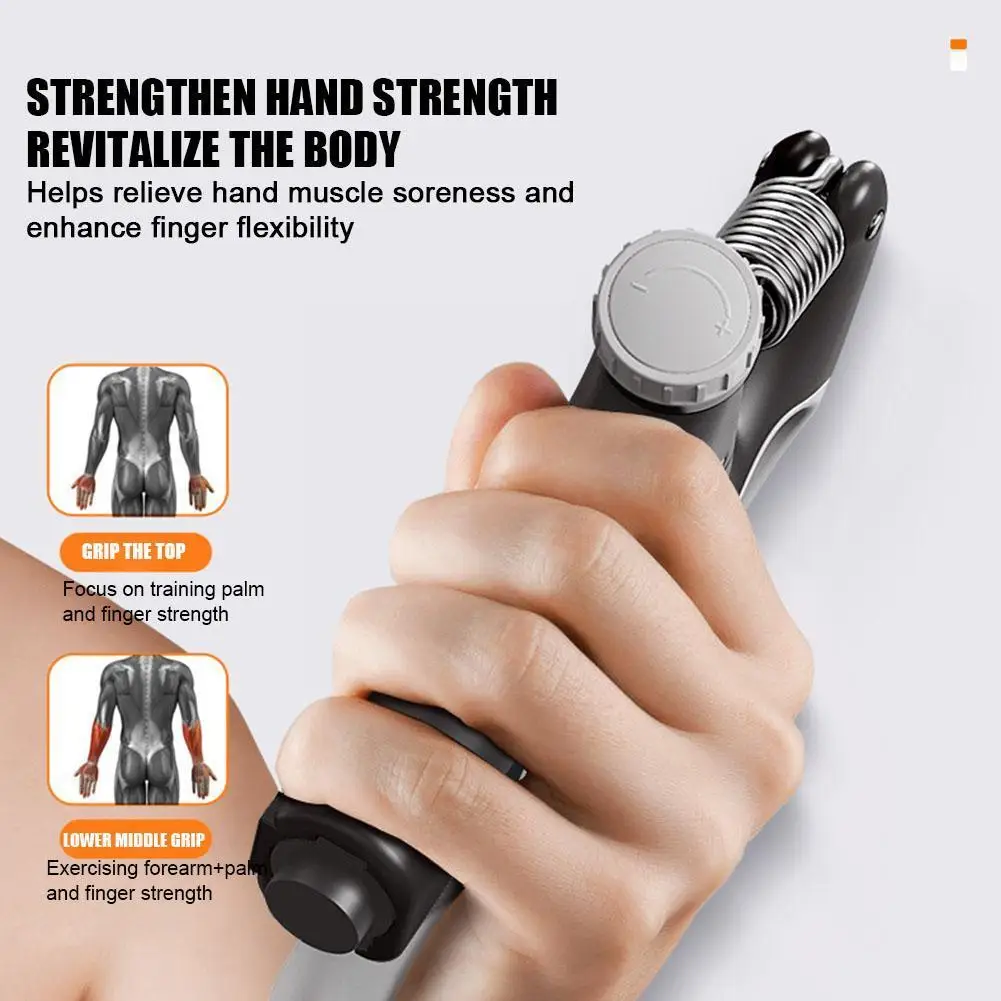 

Регулируемый электронный упражнитель захвата для силы пальцев рук мышц реабилитация мышц тренировки укрепления упражнений U3Z4