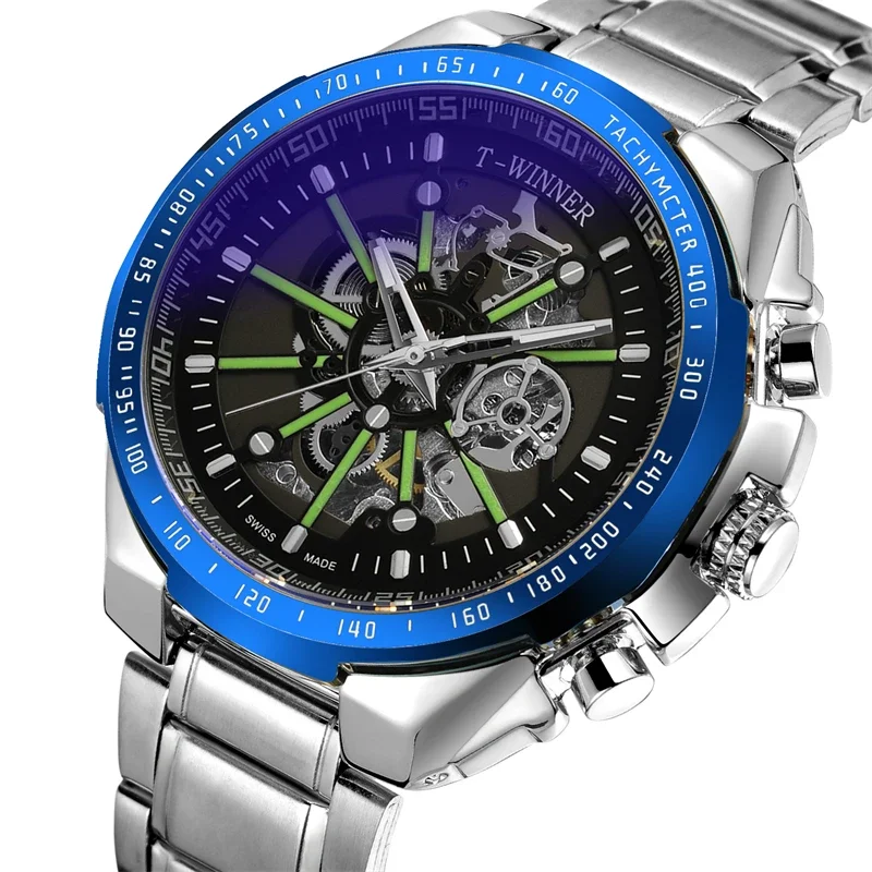 

Men‘s’ Watches Top Brand Automatic Mechanical Watch for Men Multifunction Date Moon Phase Male Wristwatch Luxury Trend