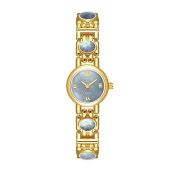 NEW Women's Watch Natural Black Gold Abalone Coloured Shell Bracelet Watches Fashion Small Dial Ladies Dress Quartz Wristwatches