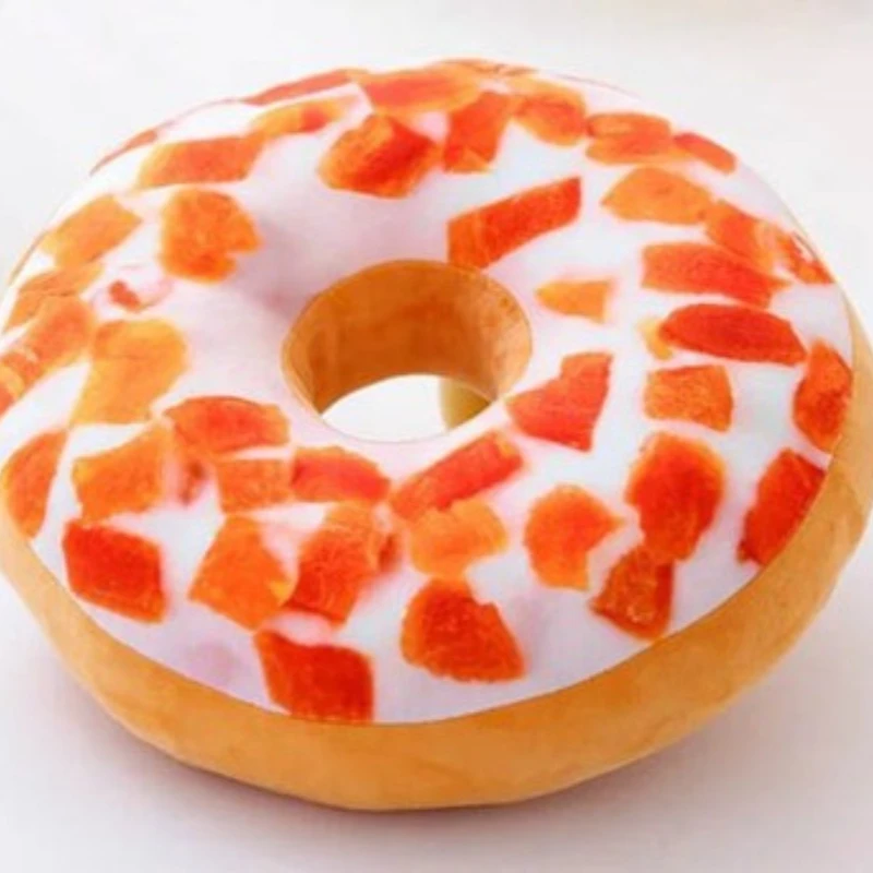 Simulation 3D Sweet Donut Pillow Creative Plush Toy Office Sofa Waist Pillow Seat Cushion Sleeping Pillow Student Napping 6