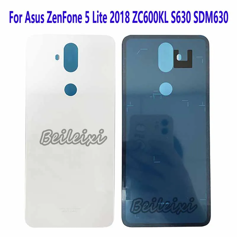 

For Asus ZenFone 5 Lite 2018 ZC600KL SDM630 S630 Battery Cover Back Door Glass Panel Rear Housing Case Replacement Parts