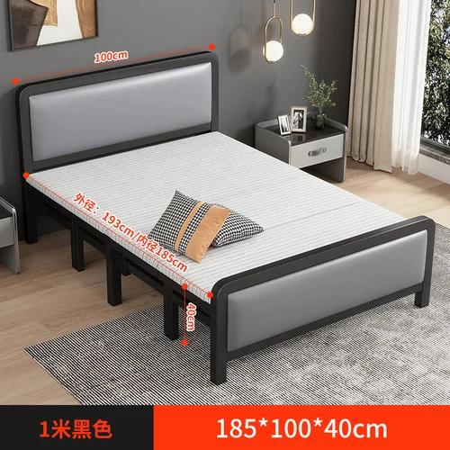 Modern Patio Single Bed Folding King Size Metal Kawaii Beauty Bed Frame  Girls Nordic Cheap Cama Dobravel Portatil Home Furniture - AliExpress