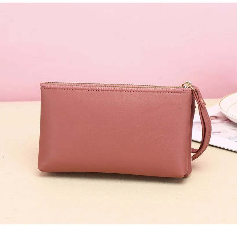 Women Zipper Long Printed Wallet Coin Purses Cards Holder  Large-capacity Handbags Minimalist Bag For Girl