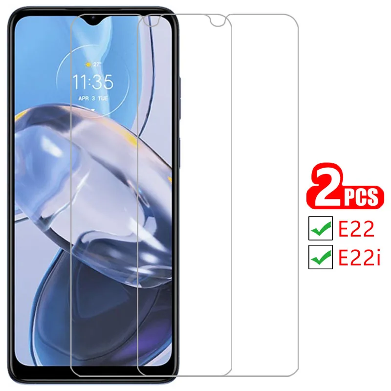 Proteggi Schermo In Vetro Temperato Per Moto Rola Moto E22 E22I Custodia Cover On Moto E22 Moto E22I E 22 I 22I 22E Telefono Protettivo Coque