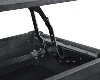 Lift Top Coffee Table with Storage Shelf, Black wood finish 6