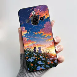 Aesthetic Luxury Soft Silicone Matte Black Protective Phone Case for ZTE nubia Focus Pro (HEI - TPU201)