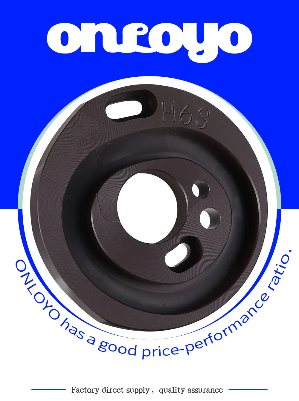 H6S Replacement Split Cam For Barudan Embroidery Machines / Spare Parts Center Hole Diameter 20mm