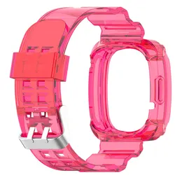 Silicone Strap for Smartwatch - Versatile and Comfortable Wristband Accessory (Rose red)