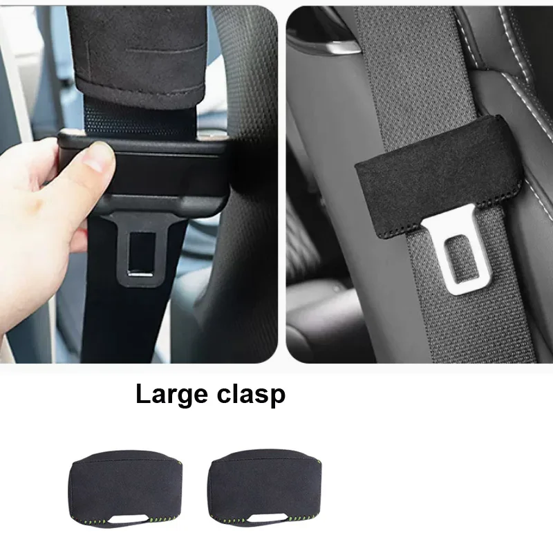 Car Seat Belt Buckle Clip Protector cover accessories For Audi A4 B6 B7 B8 A6 C6 A5 Q7 Q5 Q6 A3 S3 A7 A6 Q3 Q2 A8 Q8 S7 S8 S6 S5