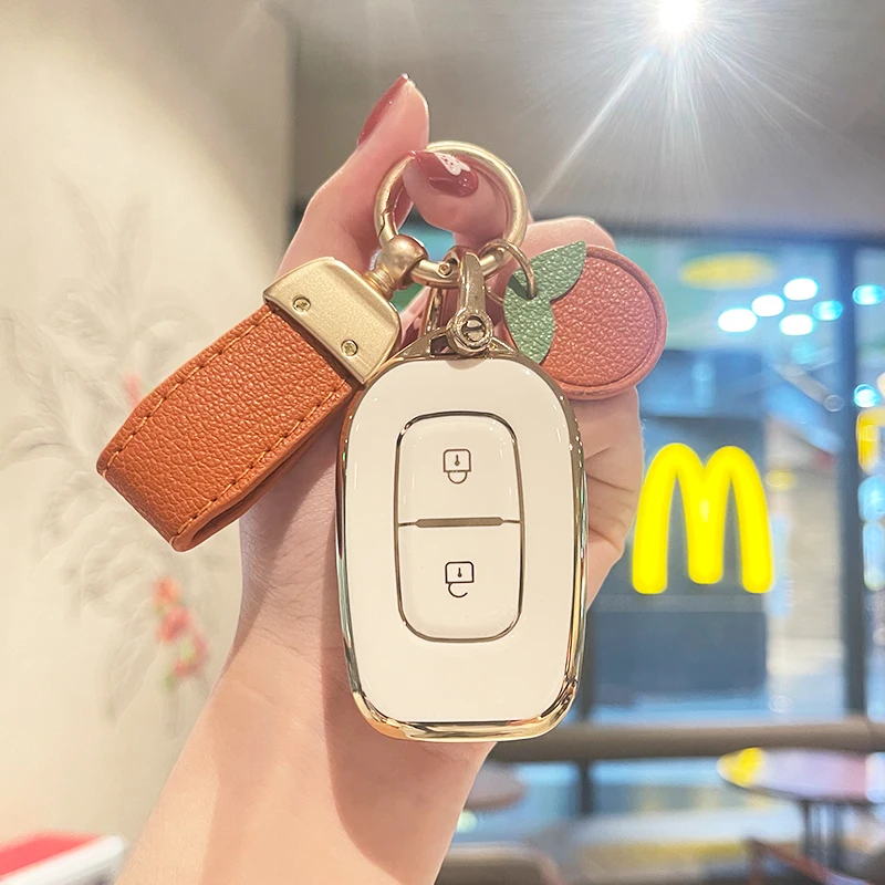 2 Pulsanti Tpu Car Remote Key Case Cover Per Renault 2018 Dacia Stepway 2Nd Series Dacia Duster 2016 Dacia Spring Dacia Sandero