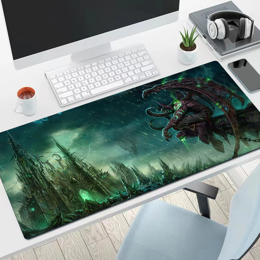 

Large Mouse Pad World Of Warcraft PC Computer Game MousePads Desk Keyboard Mats Rubber Anti-slip Mouse Mice Mat 40x90 30x80 CM