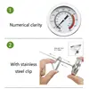 Oil Thermometer for Deep Frying 20℃～280℃/50℉～550℉ Stainless Steel Deep Frying Thermometer with Clip for Cooking Oil Fry F1FB 4