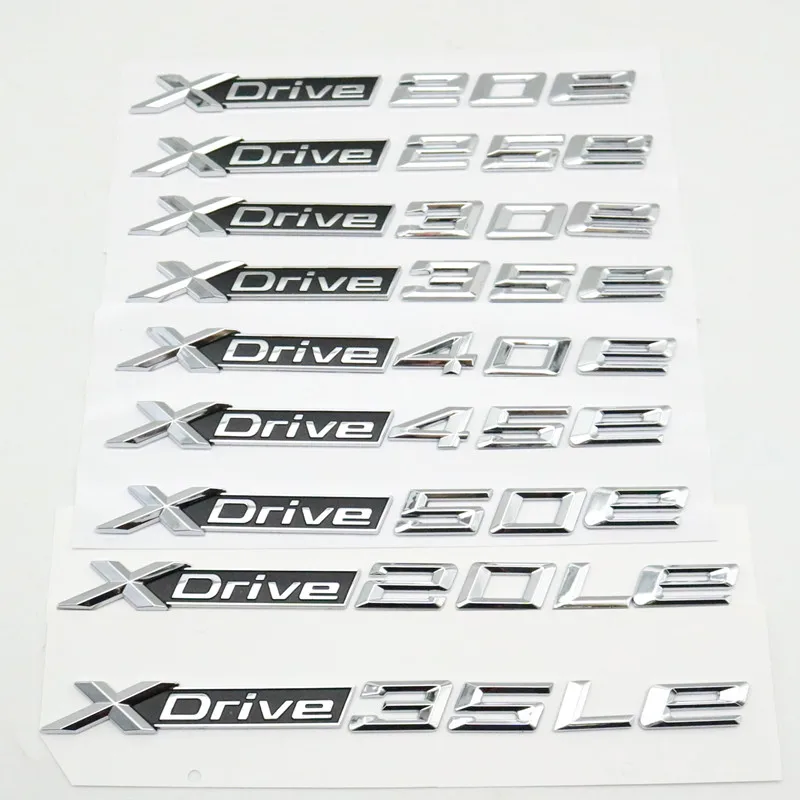 XDrive 20Le 25Le 30Le 35Le 40Le 45Le 50Le 45e 25e 30e с эмблемой с буквами, боковой брызговик, задний багажник для X1 X5