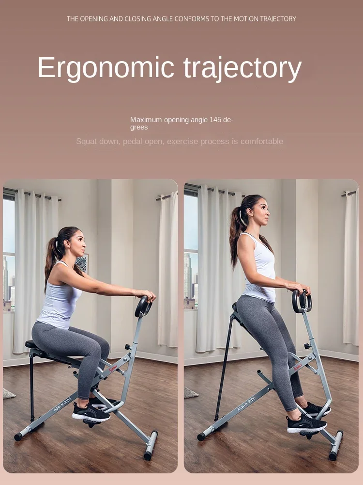 Horse riding machine Exercise equipment Home riding machine Foldable, efficient fitness, thin belly does not occupy an area