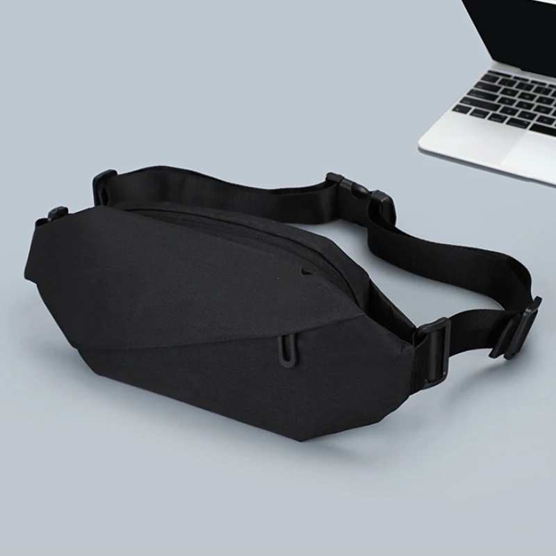 Men Minimalist Outdoor Sports Running Jogging Waist Bag Man Waterproof Fanny Pack Stylish Cross Body Belt Bag Waist Bag for Men