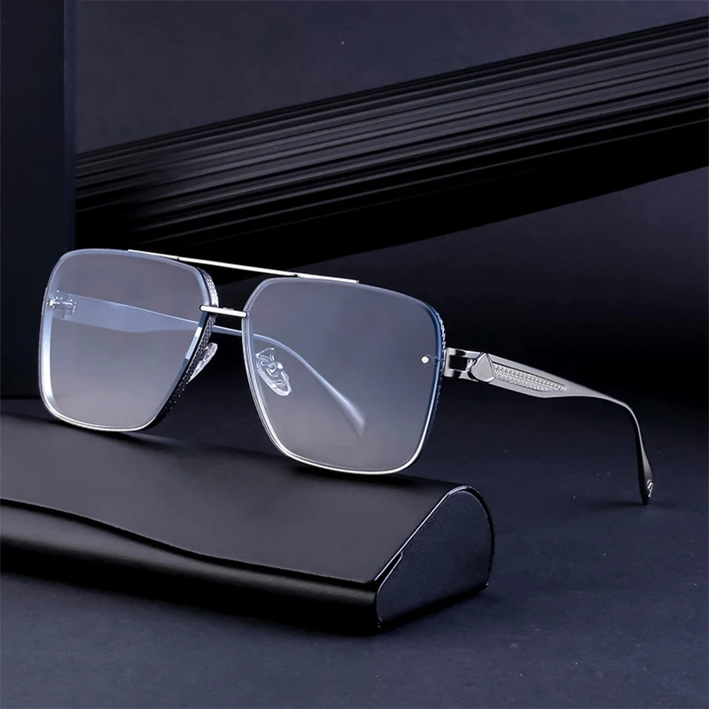 Vintage Sunglasses For Men Trendy Square Luxury Men Fashion