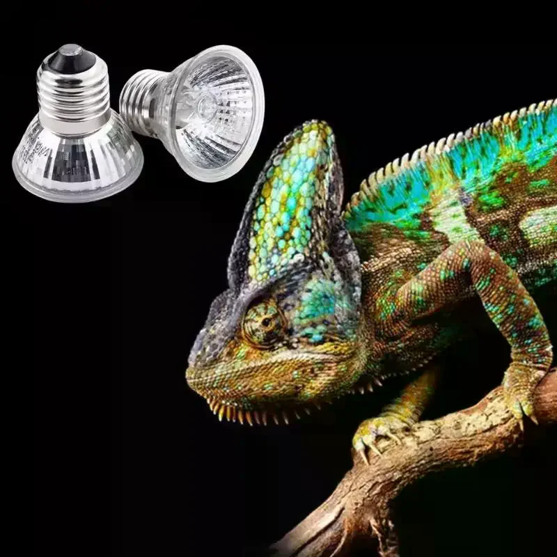 25/50/75W Reptile Heating Lamp Reptile Lamp Emitter Turtle Lizard Heater Bulb Snake Bird Pets Basking Lamp Feeding Lighting