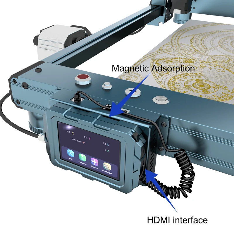 LONGER 3D Printer Parts 3.5 inch Touch Screen for Longer B1 Series Laser Engraving Machine