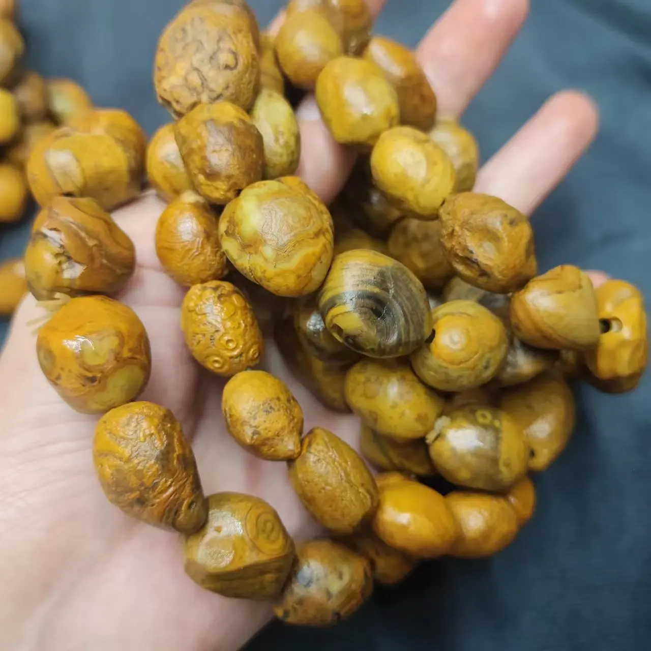 

Натуральный сланцевый браслет с девятью глазами, 10 шт./партия, денежный камень, оригинальная форма, специфический узор, плотные глаза, амулет, народный драгоценный камень на заказ