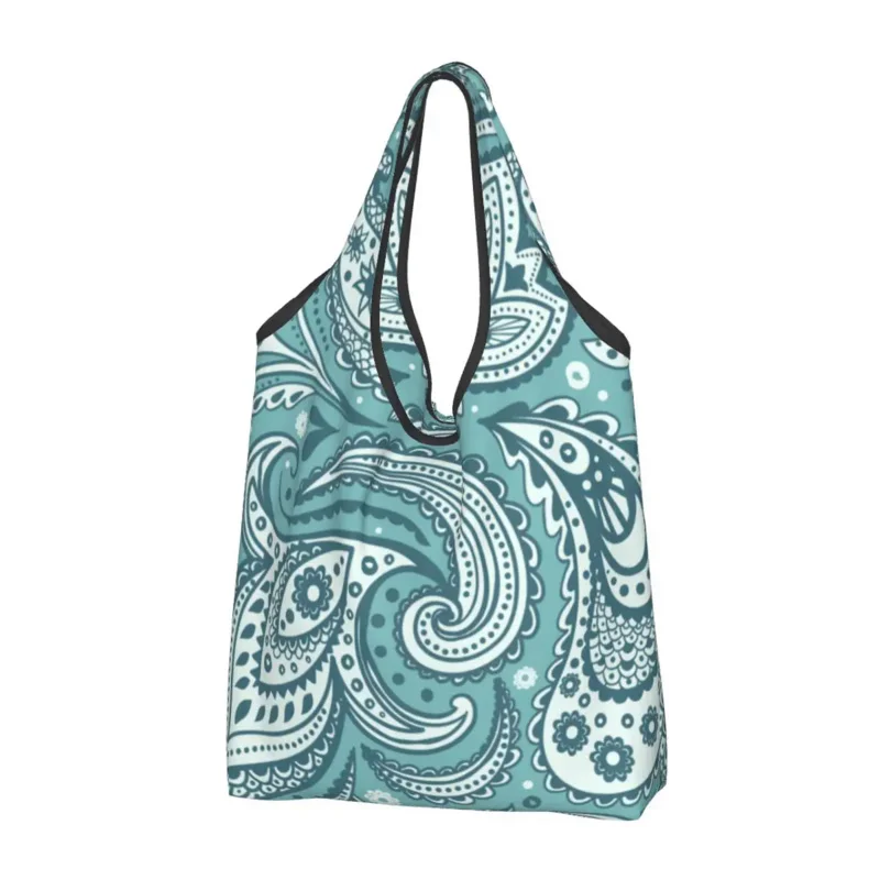 

Reusable Mandala Flower Deanfun Colorful Shopping Women Tote Bag Portable Groceries Shopper Bags