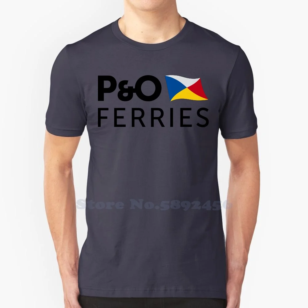 

P&O Ferries Brand Logo 2023 Streetwear T Shirt Top Quality Graphic Tees