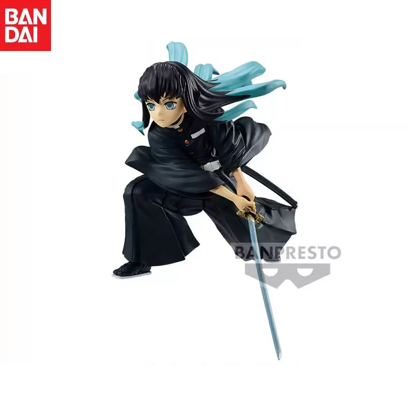 

In Stock Bandai Original Banpresto Anime Demon Slayer VIBRATION STARS Tokitou Muichirou Action Figure Model Children's Gifts