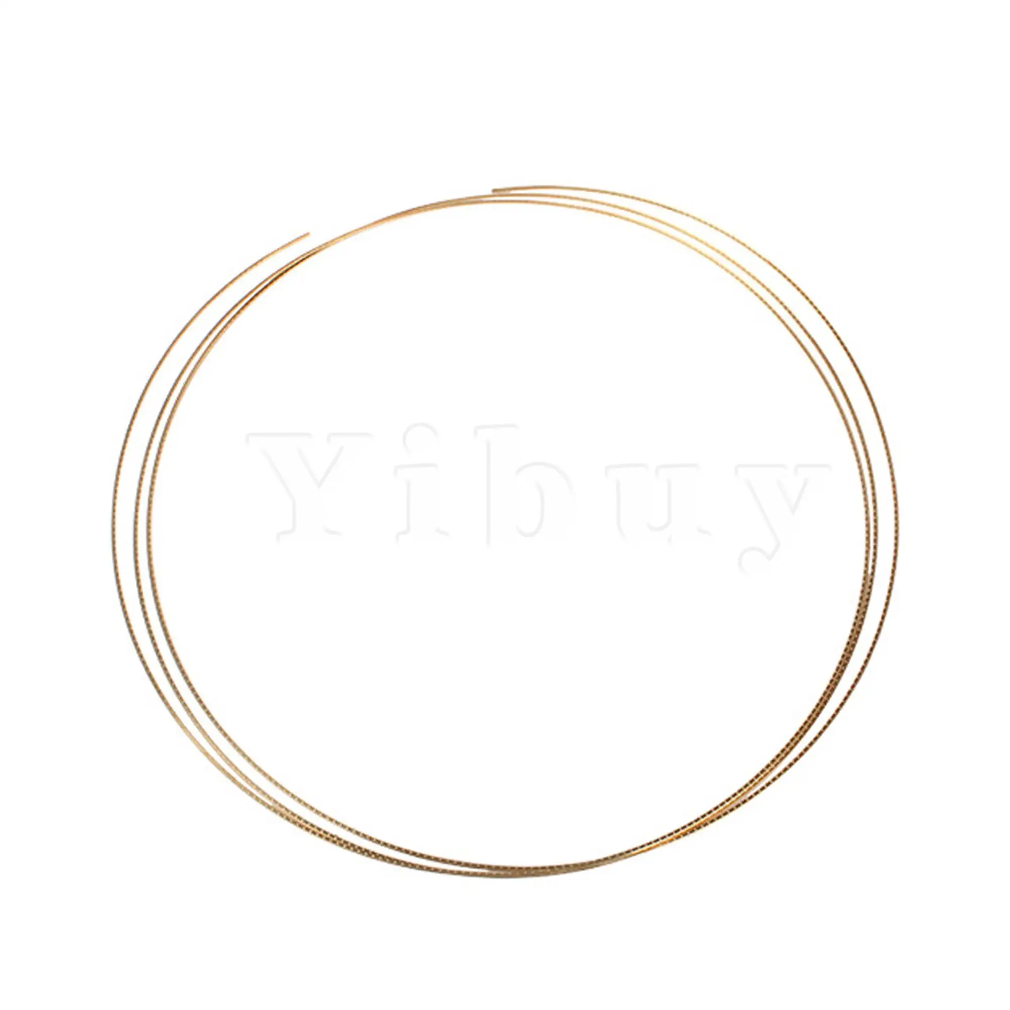 Yibuy 8FT Yellow Brass Replacement Mandolin Banjo Fretwire 1.5mm For Luthier