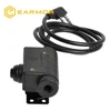 EARMOR Tactical PTT Tactical Headset Button activated push-to-talk PTT adapter M51 and AUX radio interface KENWOOD 2