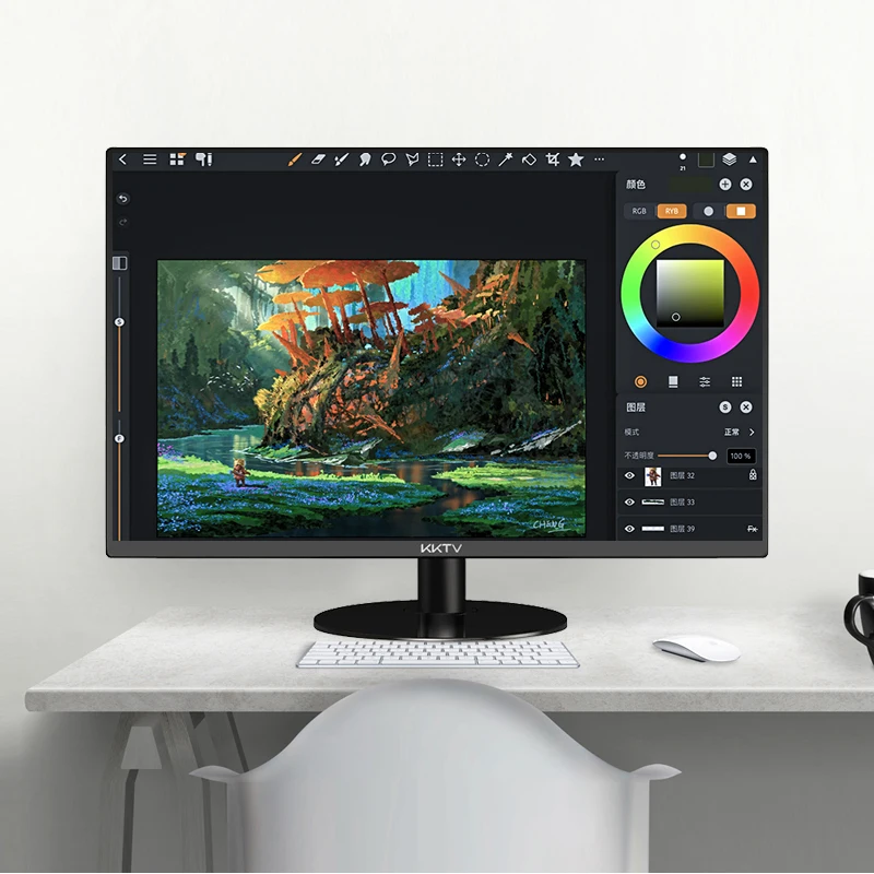 24-дюймовый ЖК-монитор HDMI + DP + USB + AUDIO IPS-панель, экран 2K, поверхностный дисплей для рабочего стола, монитор 23,8 дюйма, 75 Гц, 1 мс, 2560*1440 (art.: 3920be626243d) - 3920be626243d