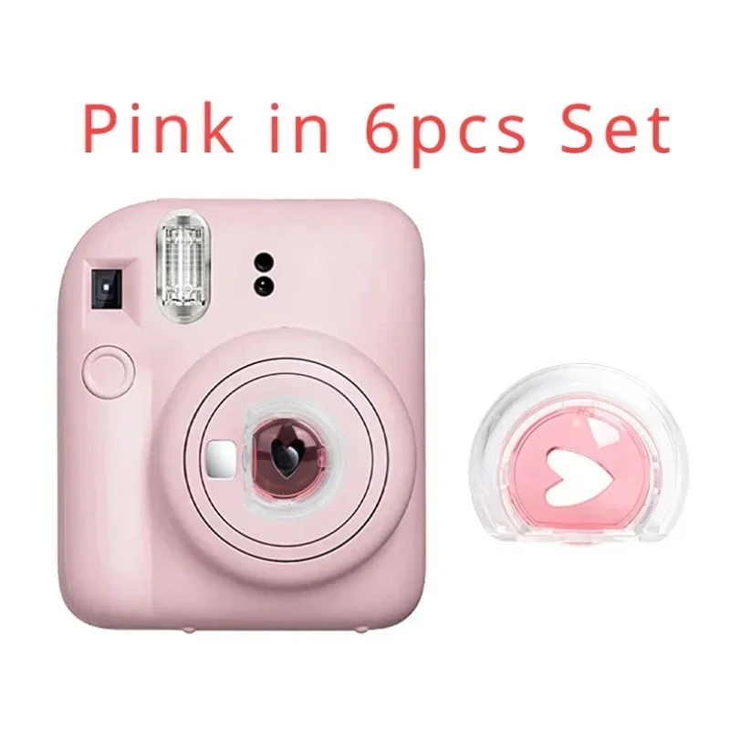 4/6 PCS Set Close-up Lens Color Filter for Fujifilm Instax Mini 12 Instant Film Cameras camera lens filter photography filter color filter
