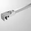 Glass Support Arm Frameless Shower Door Brushed Nickel Wall-to-Glass Bar 1/4" 3/8" 51 3/16-in 4