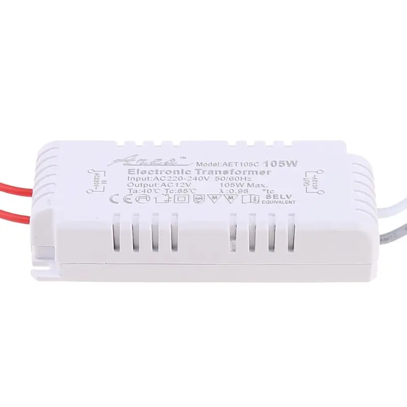 12V 105W 할로겐 드라이버 조명 LED 전원 공급 장치 전자 변압기 새 제품