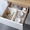 4 Pack Drawer Dividers Organizer Retractable Adjustable Storage Drawer Partition Holder Clapboard Kitchen Organizer Household 2