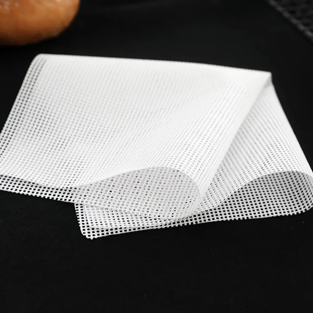 Square Silicone Steamer Liners Non-Stick Silicone Steamer Mesh Mat Pad Fruit Dehydrator Mats Pastry Dim Sum Mesh for Kitchen