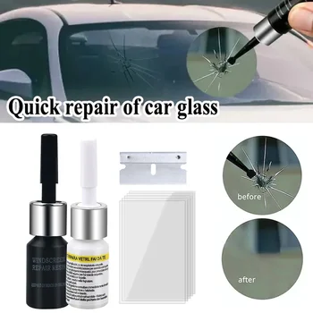 Car Glass Scratch Repair Car Window Broken Repair Windscreen Crack Recovery Set Automobile Resin Glue Glass Repair Tools 1