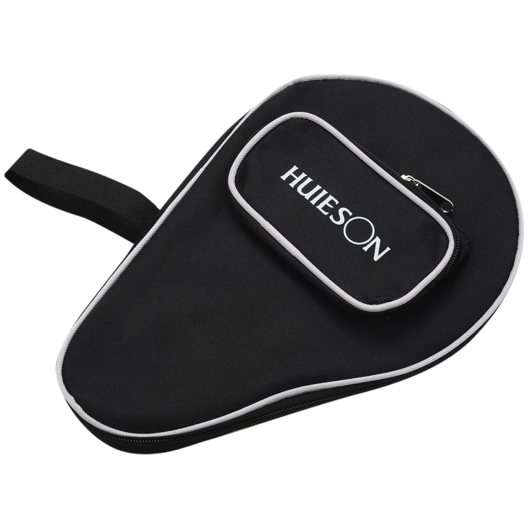 

HUIESON цельный Профессиональный Чехол для пинг-понга с сумкой для мячей или ракетками для настольного тенниса летучая мышь Оксфорд (черный)