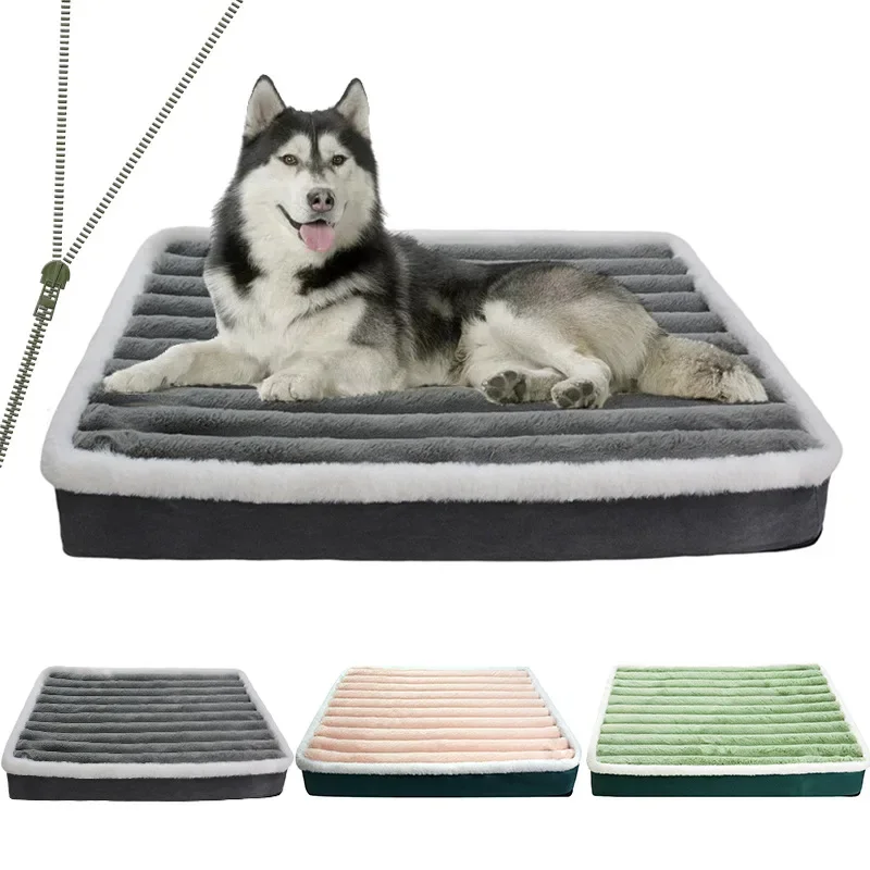 LuxuryDogBedDogSleepingMatAntitearMattressWinterWarmLarge