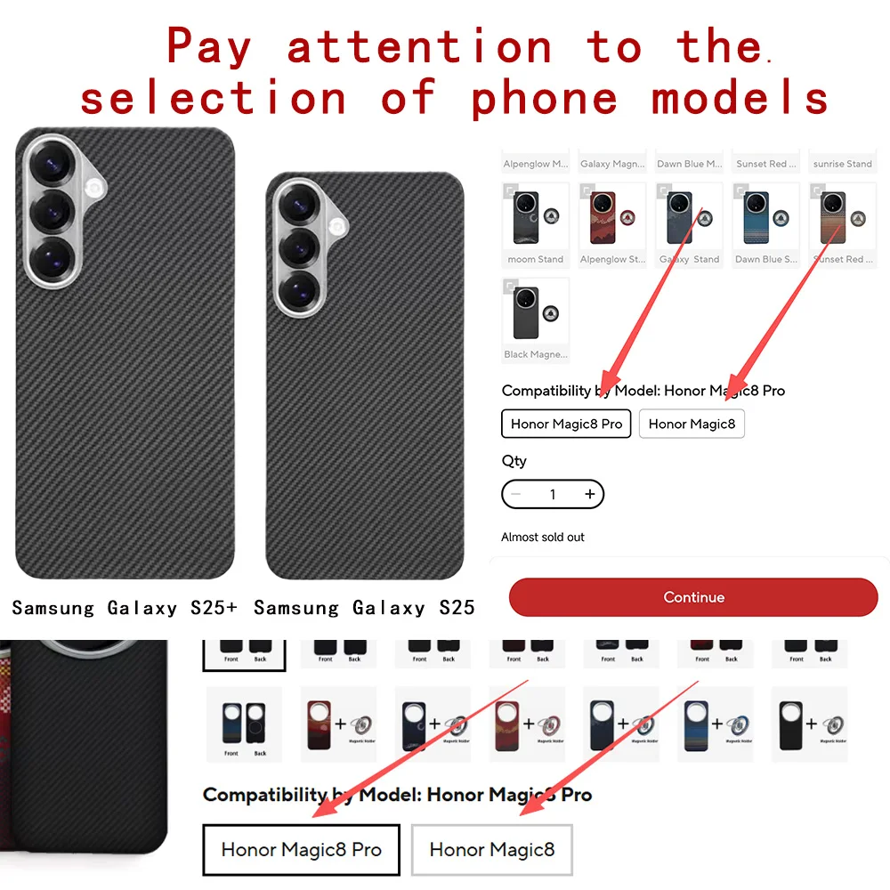 Luxury Real Carbon Fiber Ultra-Light Protective Phone Case with MagSafe