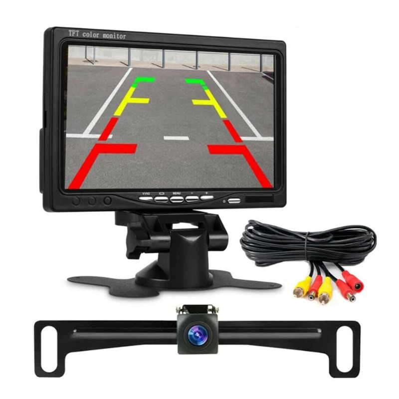 

Car Rear View Camera Reversing Parking System 7" TFT LCD Rear View