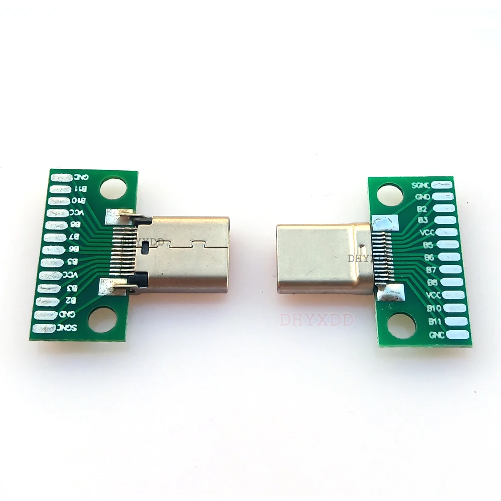 Audiophonics - Female USB-C 3.1 Connector SMT with PCB