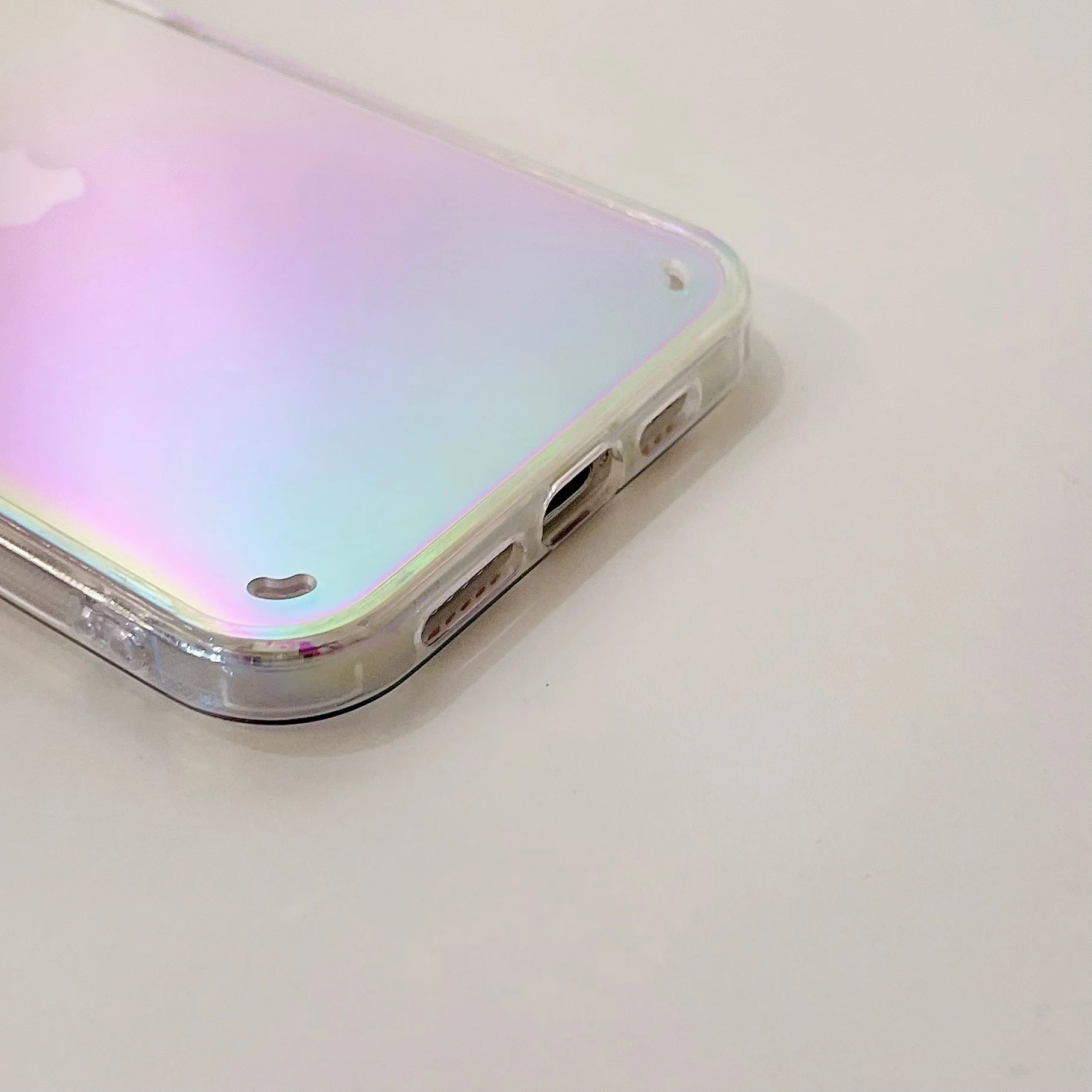 Aurora Holographic Transparent Case For iPhone 11 12 13 Pro