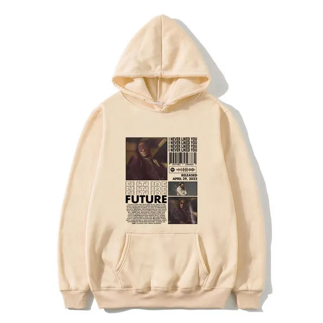 新品未使用⭐︎匿名配送　未開封　レア　電気グルーヴ　PORTRAIT Hoodie Rapper Future I Never Liked You Graphic Hoodie Man Fashion